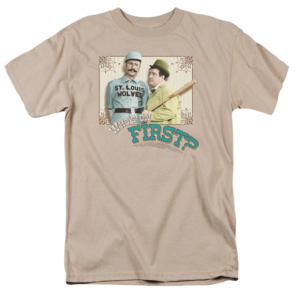 Abbott & Costello - Whos On First Adult Regular Fit Short Sleeve