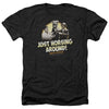 Abbott & Costello - Horsing Around Adult Regular Fit Heather Short Sleeve
