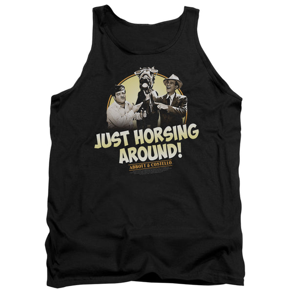 Abbott & Costello - Horsing Around Adult Tank Top