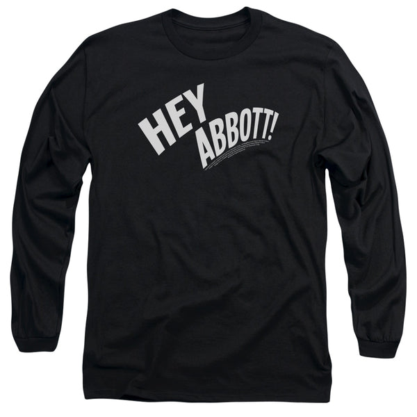 Abbott & Costello - Hey Abbott Adult Long Sleeve