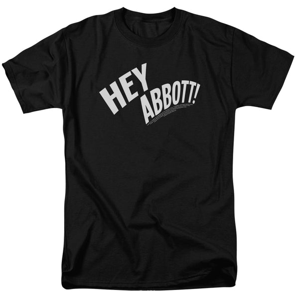 Abbott & Costello - Hey Abbott Adult Regular Fit Short Sleeve