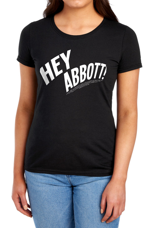 Abbott & Costello - Hey Abbott Women's Short Sleeve