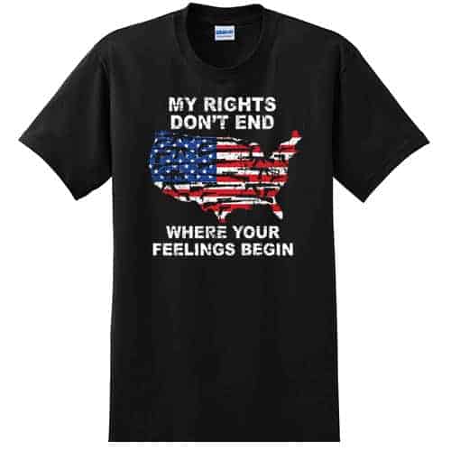 My Rights Don't End... - T-Shirt