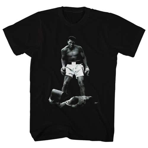 Muhammad Ali Over Liston's T-Shirt