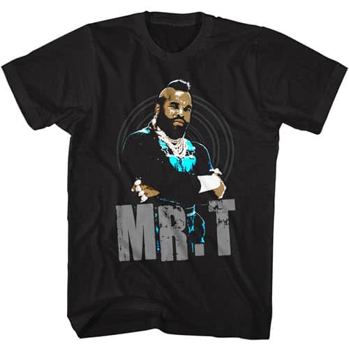 Mr. T's Black and Blue Graphic Shirt