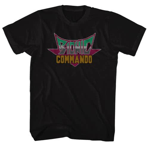 Bionic Commando's Pixel Logo Graphic Shirt