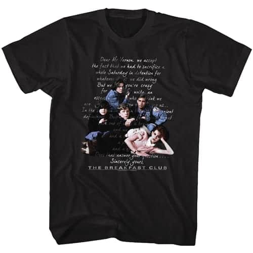 Breakfast Club Letter T-Shirt