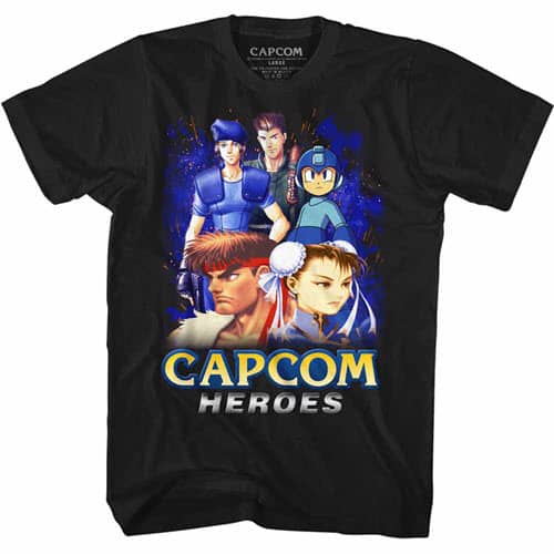 Capcom's Heroes Graphic Shirt