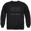 AC-DC - Back In Black Adult Crewneck Sweatshirt