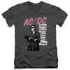 AC-DC - Dirty Deeds Adult Slim Fit V Neck Cotton