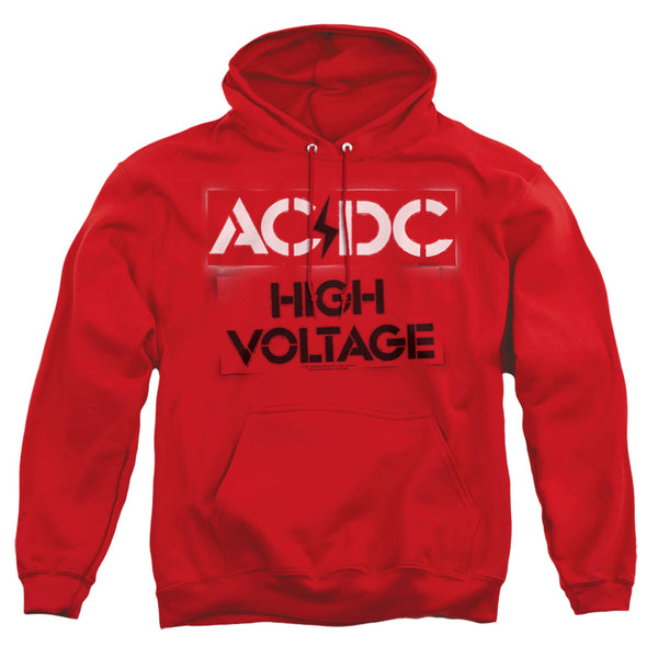 AC-DC - High Voltage Stencil Adult Pullover Hoodie