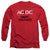 AC-DC - High Voltage Stencil Adult Long Sleeve