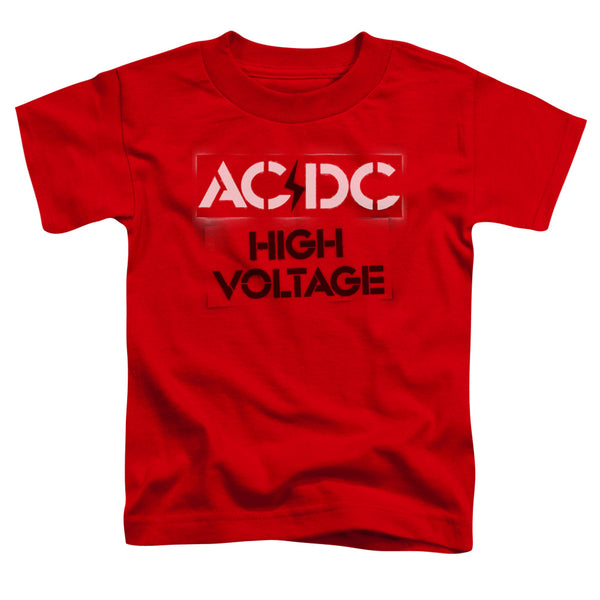 AC-DC - High Voltage Stencil Toddler Short Sleeve