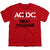 AC-DC - High Voltage Stencil Youth Short Sleeve
