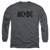 AC-DC - Worn Logo Adult Long Sleeve