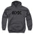 AC-DC - Worn Logo Youth Hooded Sweatshirt