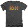 AC-DC - Logo Adult Regular Fit Heather Short Sleeve
