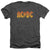 AC-DC - Logo Adult Regular Fit Heather Short Sleeve