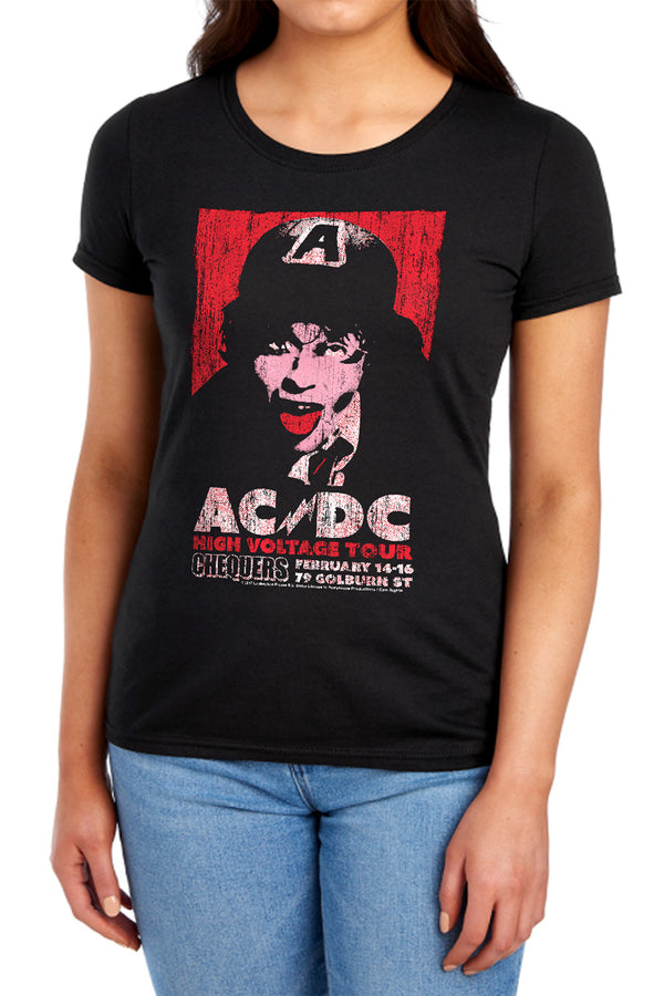 AC-DC - High Voltage Live 1975 Women's Short Sleeve