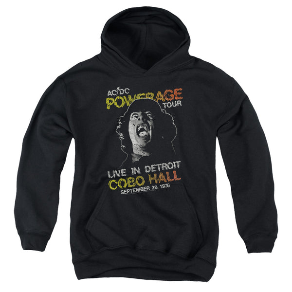 AC-DC - Powerage Tour Youth Hooded Sweatshirt