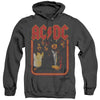 AC-DC - Group Distressed Adult Heather Hoodie