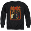 AC-DC - Group Distressed Adult Crewneck Sweatshirt