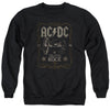 AC-DC - Rock Label Adult Crewneck Sweatshirt