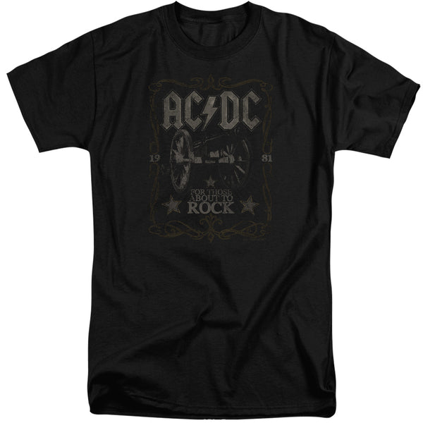 AC-DC - Rock Label Adult Tall Fit Short Sleeve
