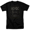 AC-DC - Rock Label Adult Regular Fit Short Sleeve