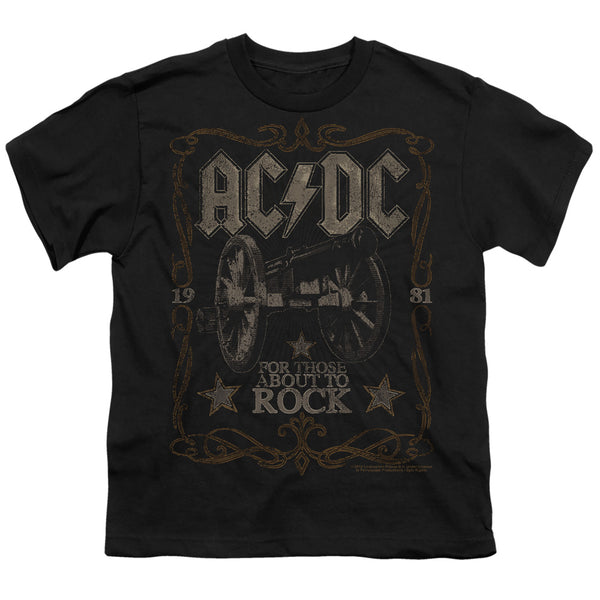 AC-DC - Rock Label Youth Short Sleeve