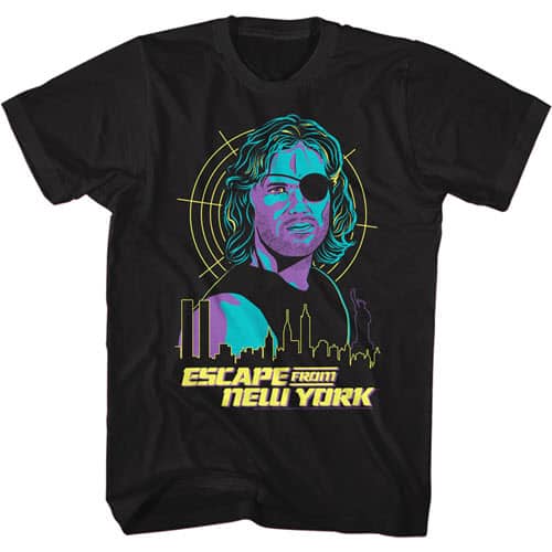 Escape From New York's Snake Over City Graphic Shirt