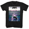 Glitchy Logo Jaws Graphic Shirt