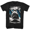 Grey and Blue Jaws Graphic Shirt