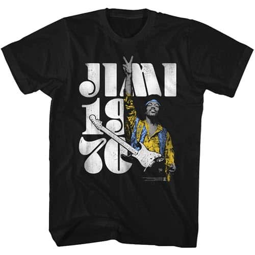 1970 Jimi Hendrix Graphic Shirt