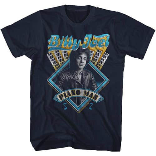 Billy Joel's Piano Man Graphic Shirt