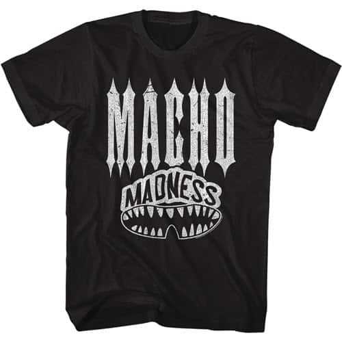Macho Teeth Macho Man Graphic Shirt