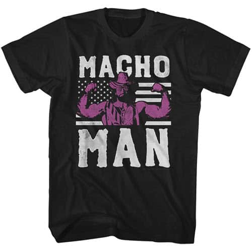 American Hero Macho Man Graphic Shirt