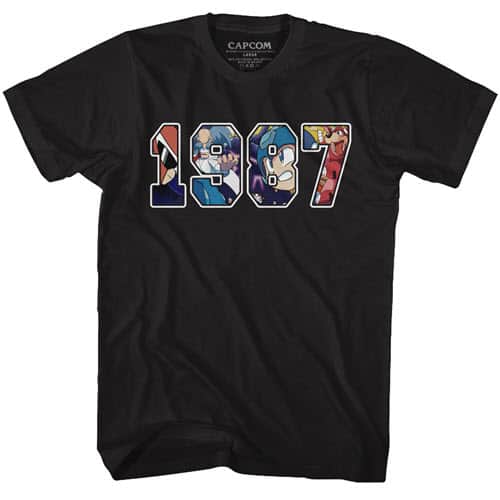 1987 Mega Man Graphic Shirt