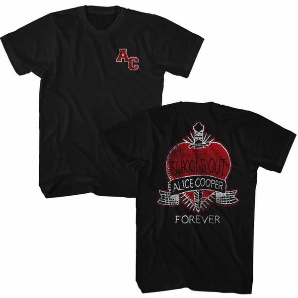 Alice Cooper Schools Out Varsity- S/S Tshirt - 2-Sided