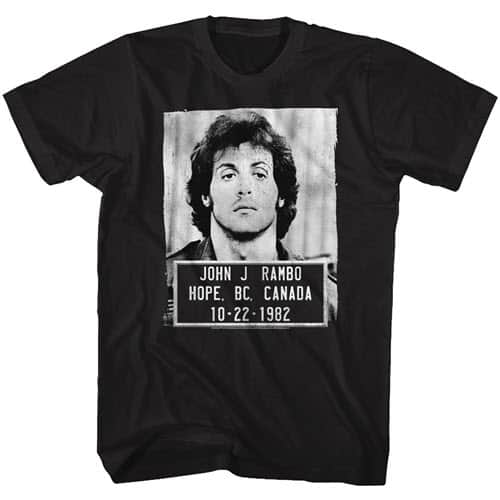 Rambo's Mugshot Graphic Shirt