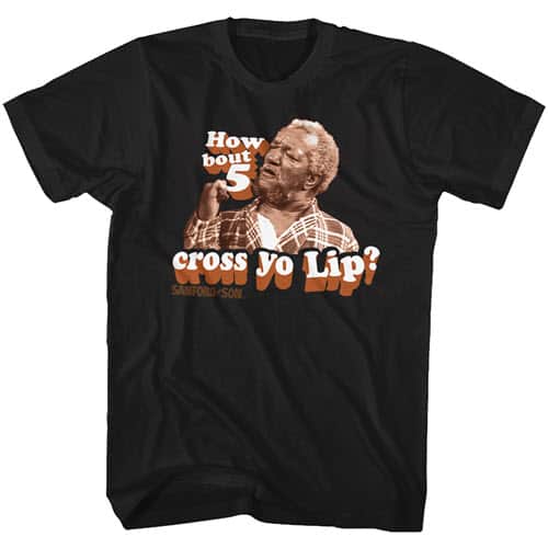 Redd Foxx's How About Five Cross Yo Lip Graphic Shirt