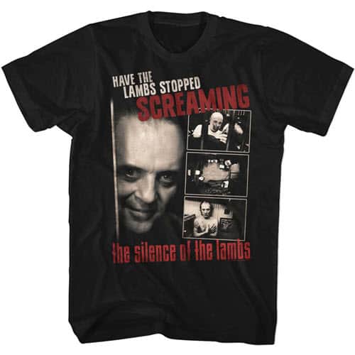 Silence of the Lambs Screaming Graphic Shirt