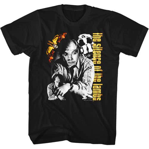 Silence of the Lambs Buffalo Bill Collage Graphic Shirt