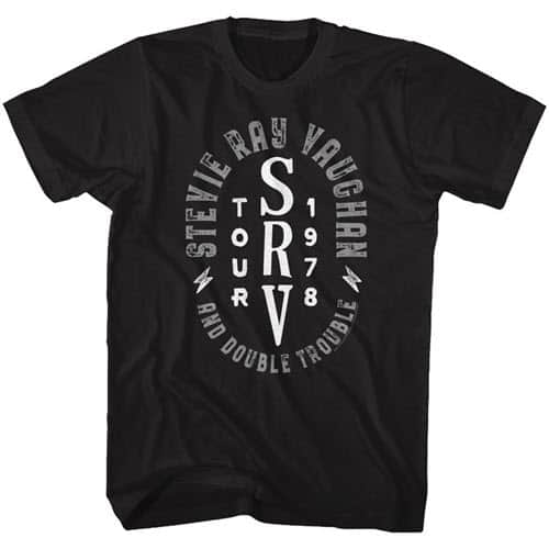 SRV 1978 Tour - Stevie Ray Vaughan T-Shirt – Too Cool Apparel