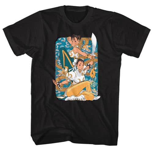 Street Fighter's Chun Li Dual Graphic Shirt
