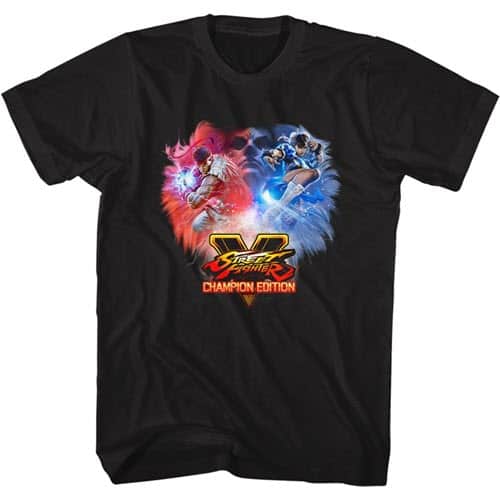 Street Fighter's Champion Graphic Shirt