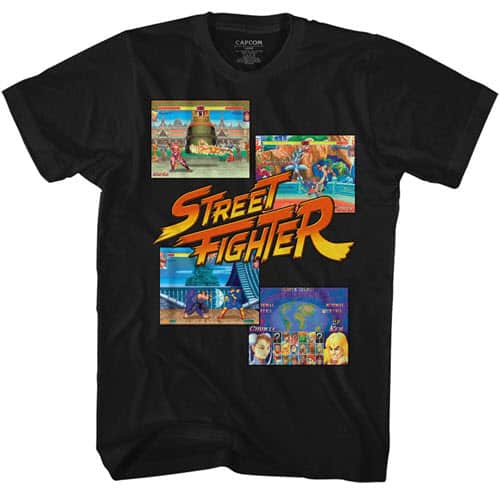 Street Fighter's Multi Hit Graphic Shirt