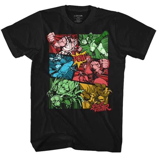 Street Fighter's Comic Graphic Shirt