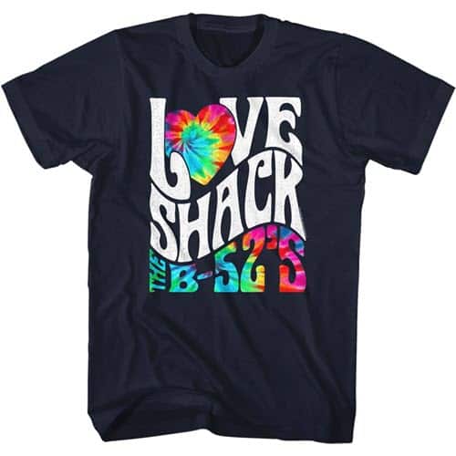 The B-52s Love Shack Tie Dye Graphic Shirt