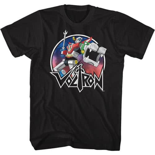 Voltron's Circle Robot Sketch Graphic Shirt